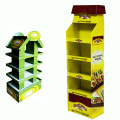 Colored Print Food Display Counter Tall Show Box